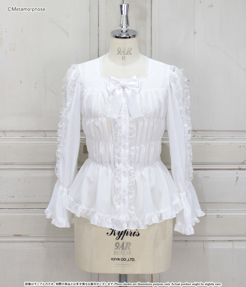 liten リテン Sweet pea Blouse ホワイト liten リテン Sweet pea Blouse ホワイト