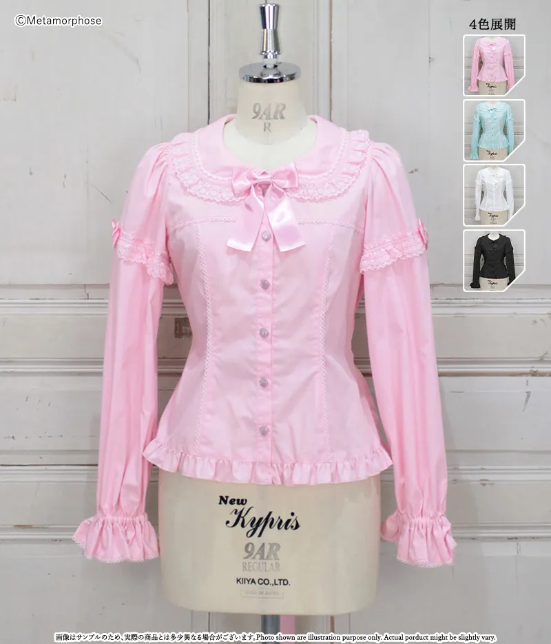 ときめきレースブラウス - ブラウス、カットソー、カーディガン