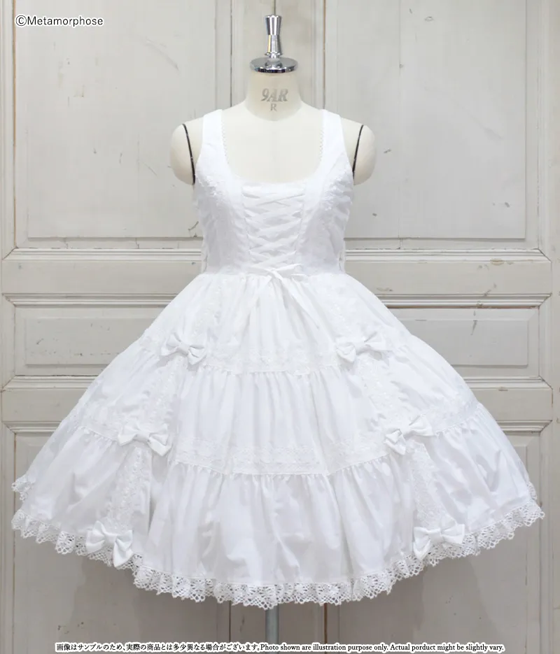 メタモルフォーゼ　木漏れ日のトロイメライティアードジャンパースカート　ベイビー 120510081801-01.webp