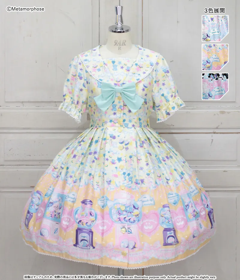 ときめき☆Capsule toy 半袖セーラーワンピース - ワンピース