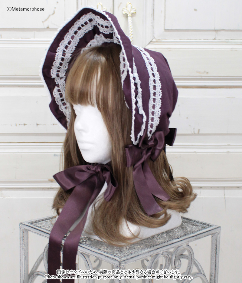 Ladder Lace Ribbon Bonnet (Solid) | Metamorphose temps de fille