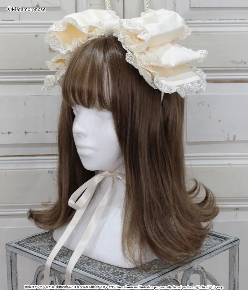 メタモルフォーゼ　ヘッドドレス 予約】Tea Time レースヘッドドレス - ボンネット、ヘッドドレス