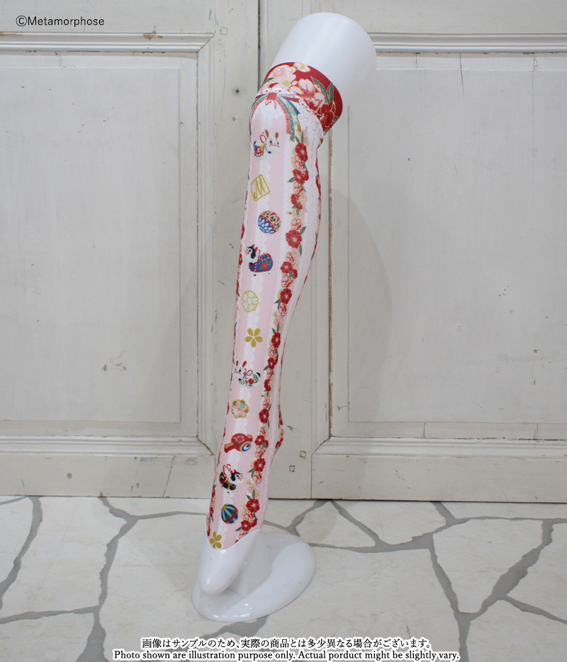 Over-the-knee Petals Tights
